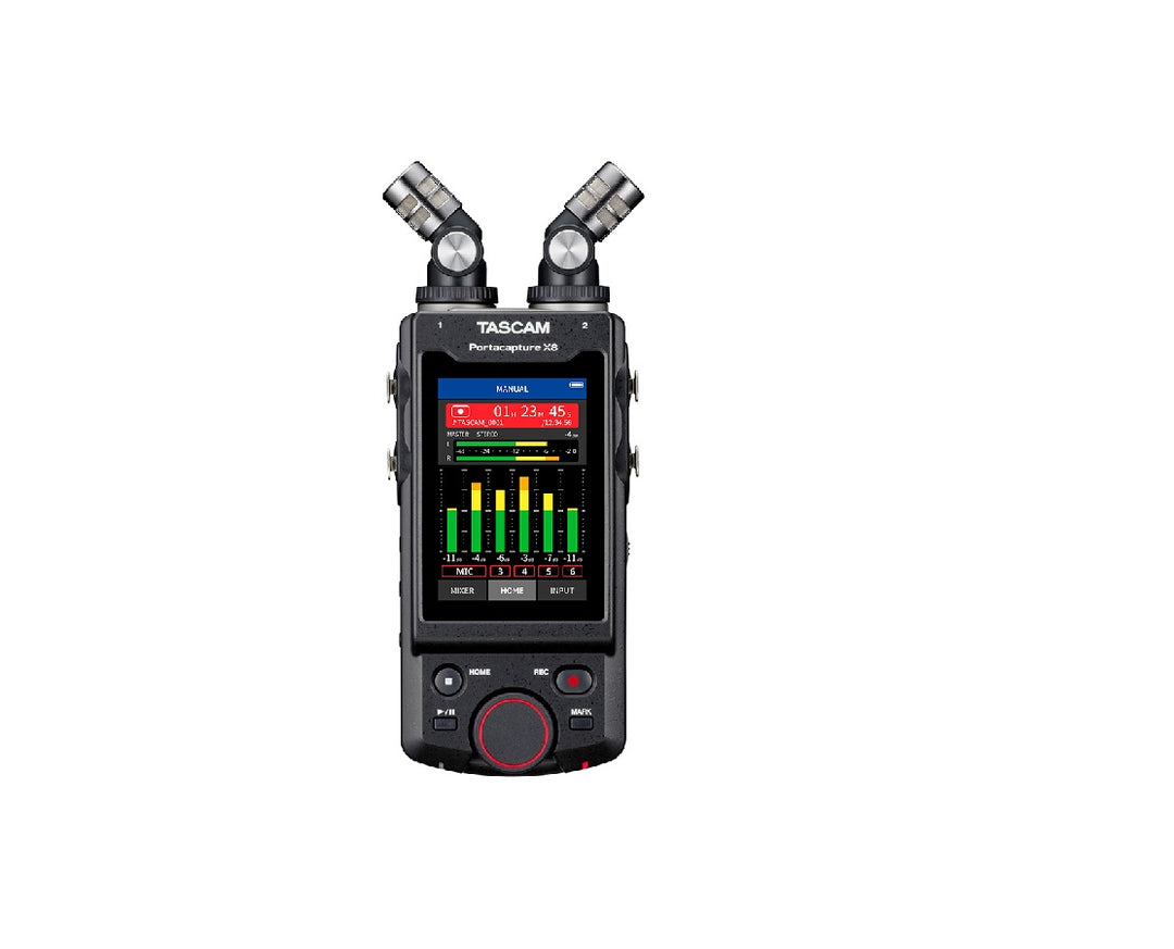 TASCAM　Portacapture X8 Portacapture X8 | 8-Channel 32-Bit Float Portable Audio