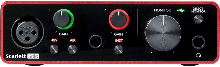 Focusrite Scarlett Solo (3rd Gen) – Marketing Marc Vallee inc.